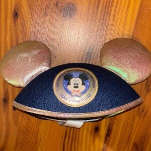 Disney Mickey Mouse Ears Hat - Black and Gold